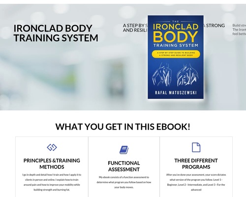 Ironclad Body Training System Ebook