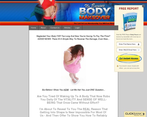 No Excuses Body Makeover Membership