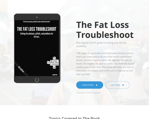 The Fat Loss Troubleshoot - Best Selling Fat Loss Product!