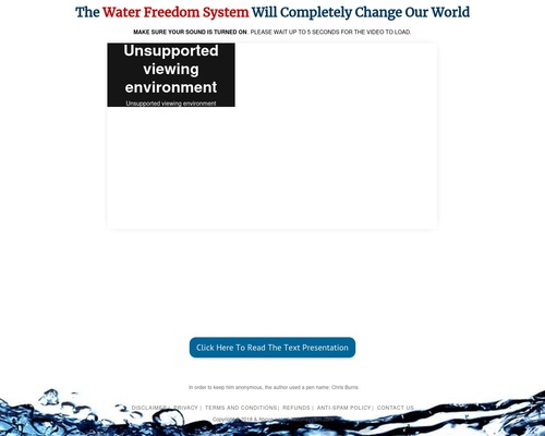 Water Freedom System - Huge New Offer For 2022!